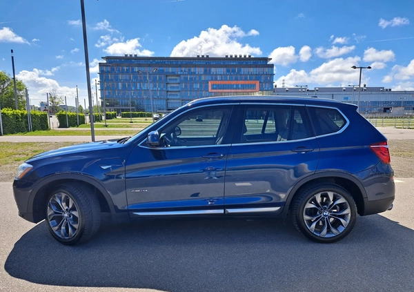 BMW X3 cena 85500 przebieg: 131000, rok produkcji 2015 z Gdańsk małe 781